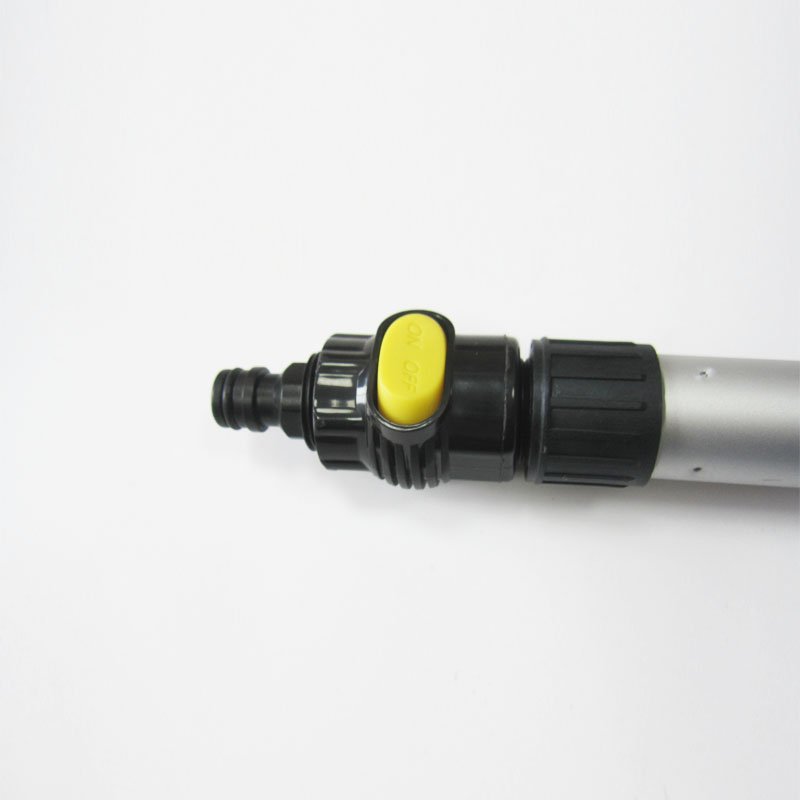 3 Meter Long Aluminum Telescopic Handle Water Flow Truck and Bus Wash Brush Car Cleaning Brush Wheel Cleaning Brush