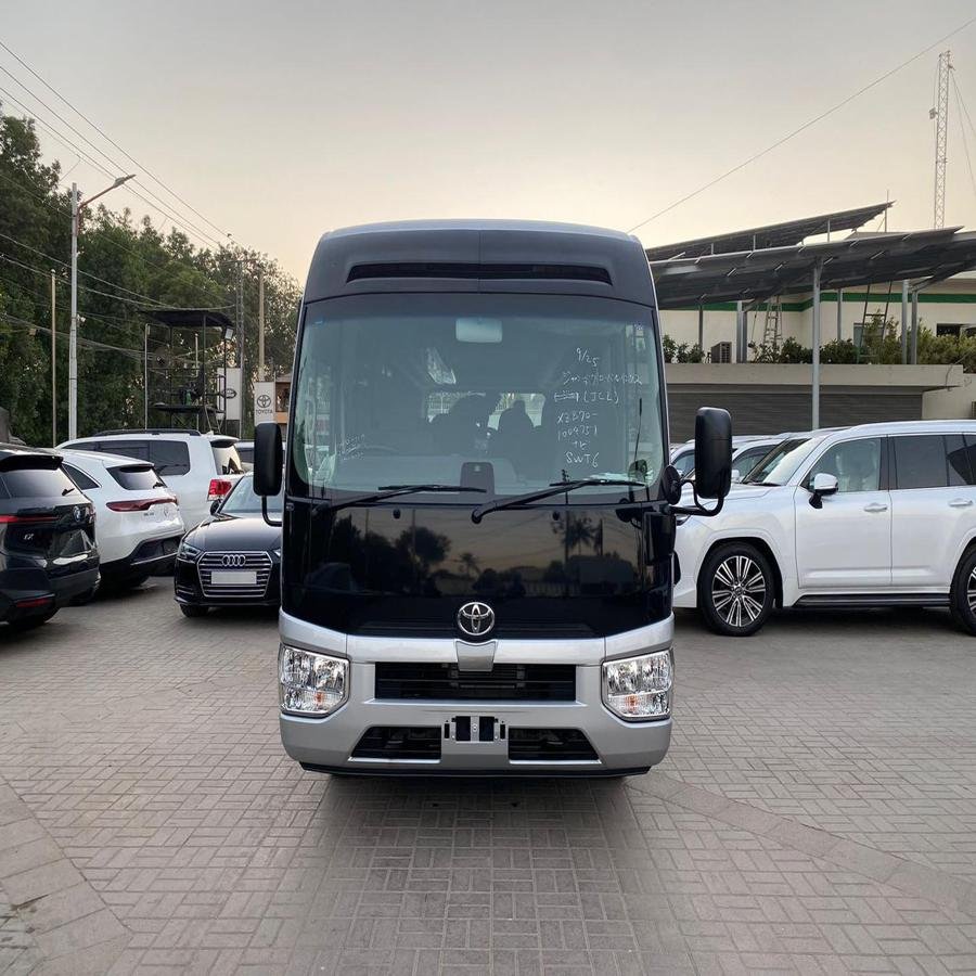Toyota Coaster Bus Lowest Price Standard Diesel Manual Automatic Transmission Fresh & Clean Used No Accident History