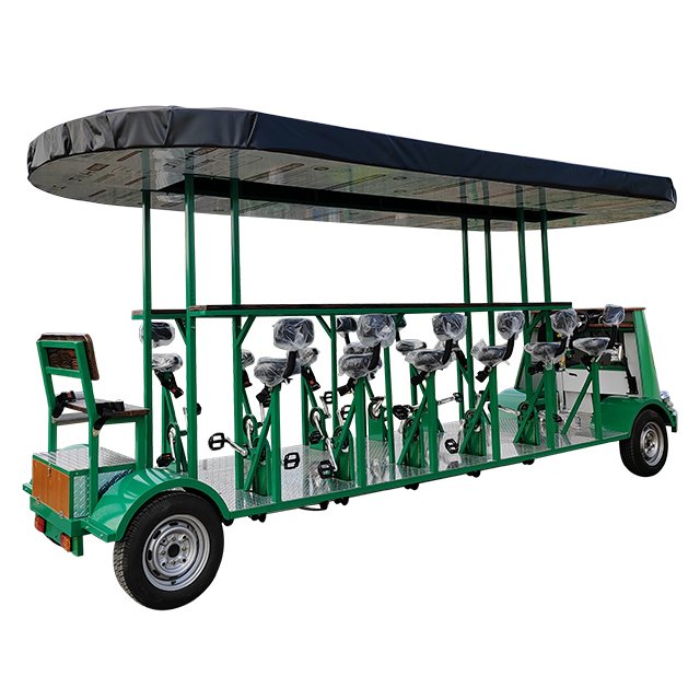 15 Passengers City Bike Pedal Pub Pedal Bus Pub Bike Beer Bus Bicycle Electric Tourist Beer