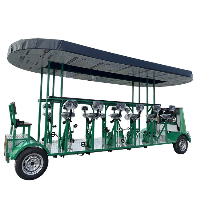15 Passengers City Bike Pedal Pub Pedal Bus Pub Bike Beer Bus Bicycle Electric Tourist Beer