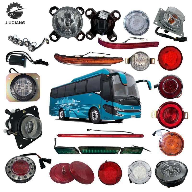 Jiuqiang Bus Lamps 24Vaccessories Front Clearance Light Wg-3.80-2 Round Led Without Bolt for 3716-00153 Bus Lights Lamp Parts