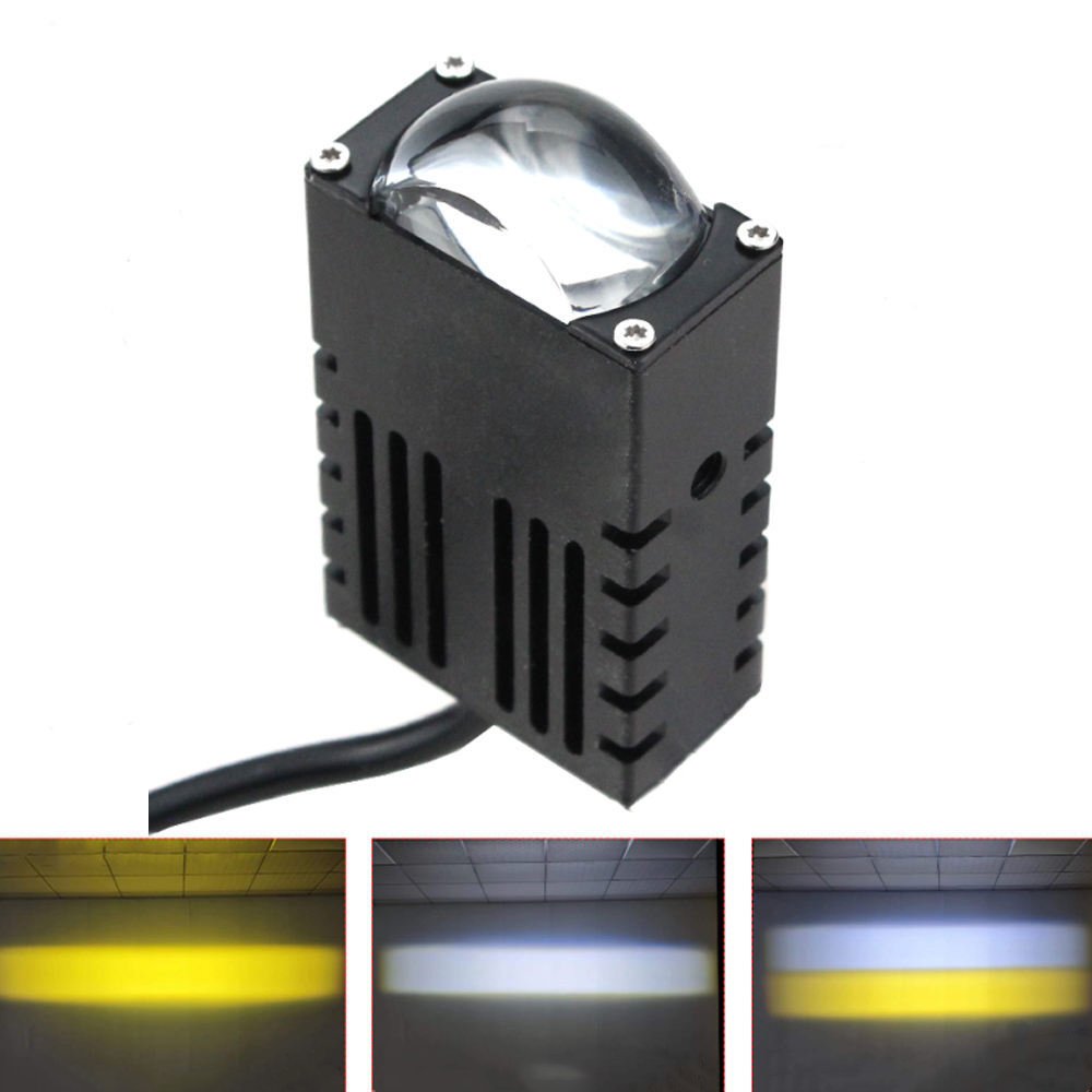 OEM Mini Grille Lens Lamp with Net Light White and Yellow 4300K 6000K LED Projector Spot Lamp New Condition