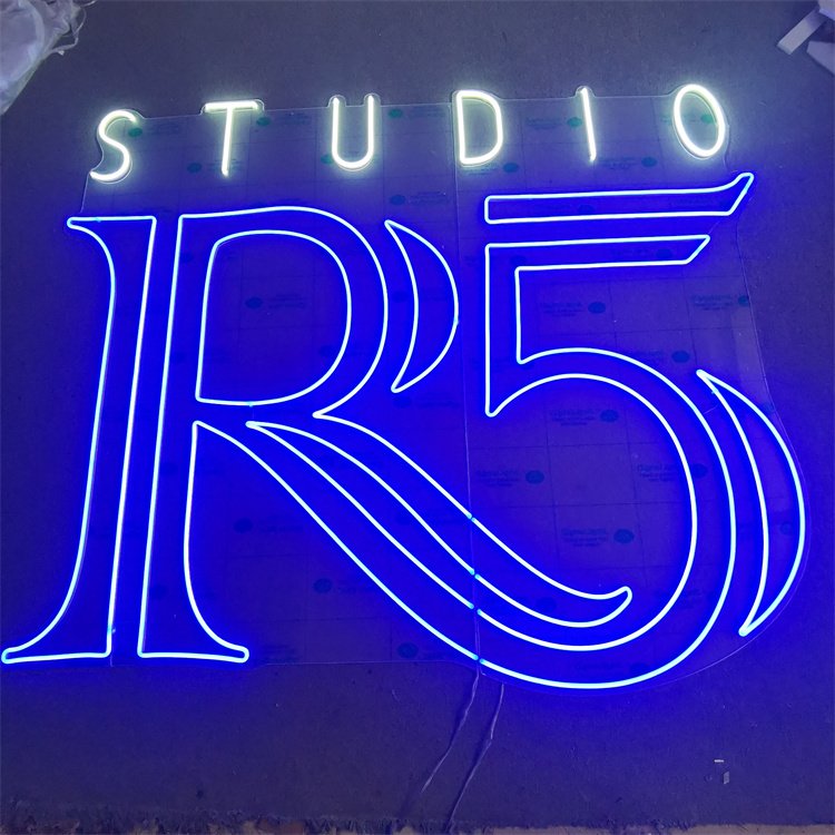 Led Light Neon Sign NO MOQ in and Out Clear Acrylic Backboard and Waterproof LED Neon Sign Custom