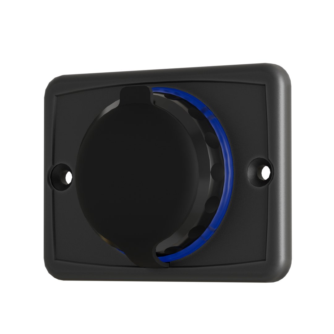 Bus Parts Accessories Blue Red Diode Led 24V Input Bus Charger Rectangular Type Usb Charger and C for Bus Seat