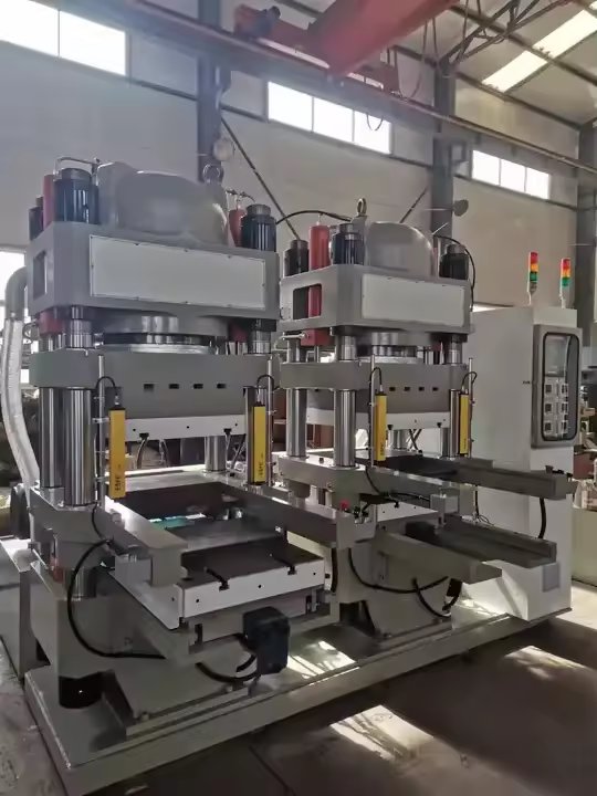 Auto Car Parts Hi Quality Brake Pad Manufacturer Production 250 Tons 300 Tons Brake Pad Hot Press Making Machine for Brake Pads