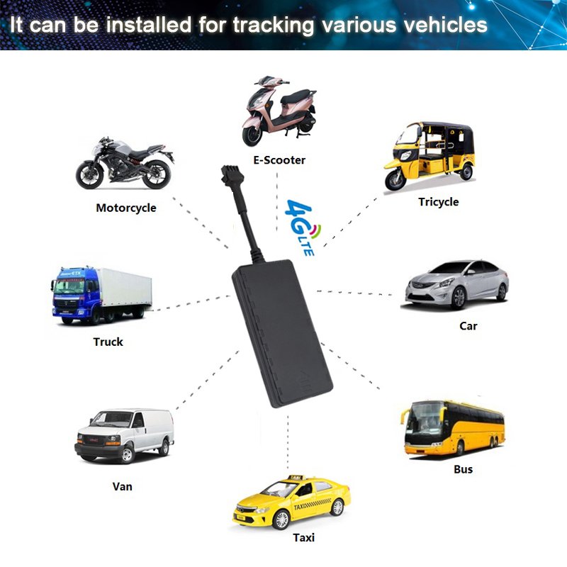 Gps Tracking 4G for Motorcycle Car Locating Real Time Cut Off Engine Mini GPS Automotive GPS Tracker