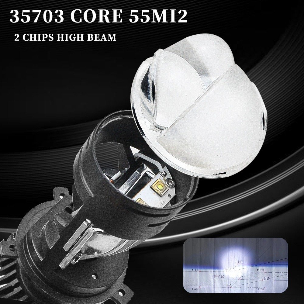 New Arrival T8 Mini 1.6 Inch Led Projector Laser Lens 150W Headlamp Hi/lo Beam Universal H4 Auto Front Lights for Car Motorcycle