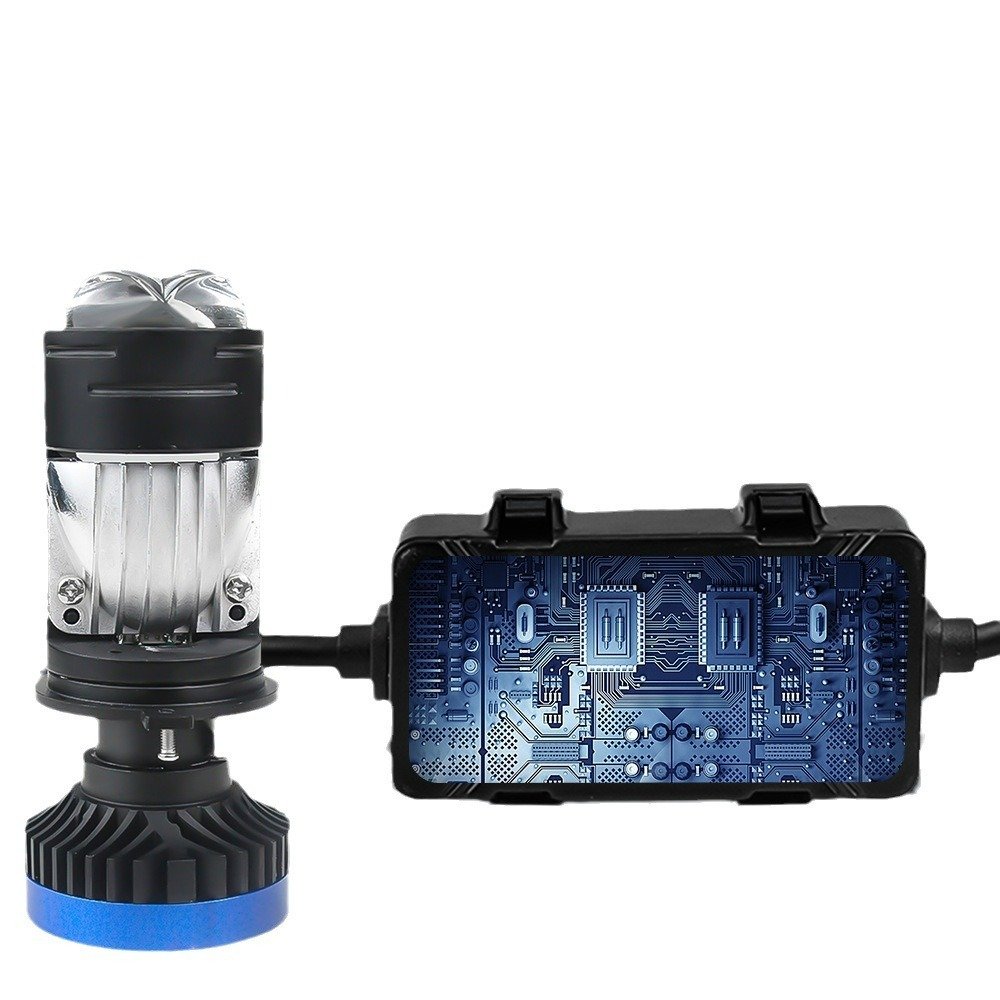 New Arrival T8 Mini 1.6 Inch Led Projector Laser Lens 150W Headlamp Hi/lo Beam Universal H4 Auto Front Lights for Car Motorcycle