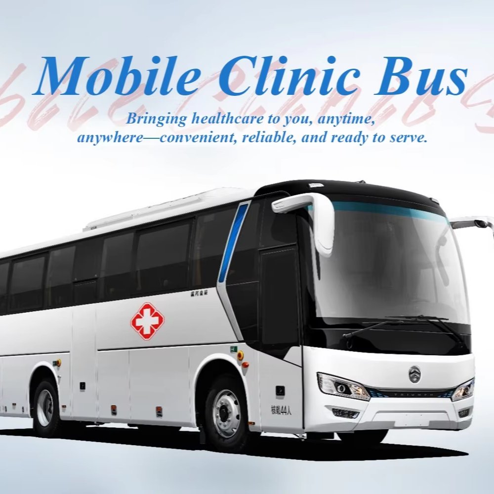 13 Meter Mobile Medical Examination Vehicle Support Equipment Customization Diesel Engine Mobile Clinic Bus for Sale