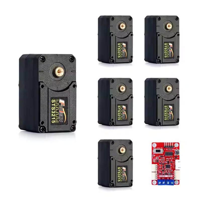 Feetech STS3215 7.4V 19KG SO-ARM100 Robot Arm High Torque Intelligent Bus Servo TTL Programming for Boys Girls Metal Material