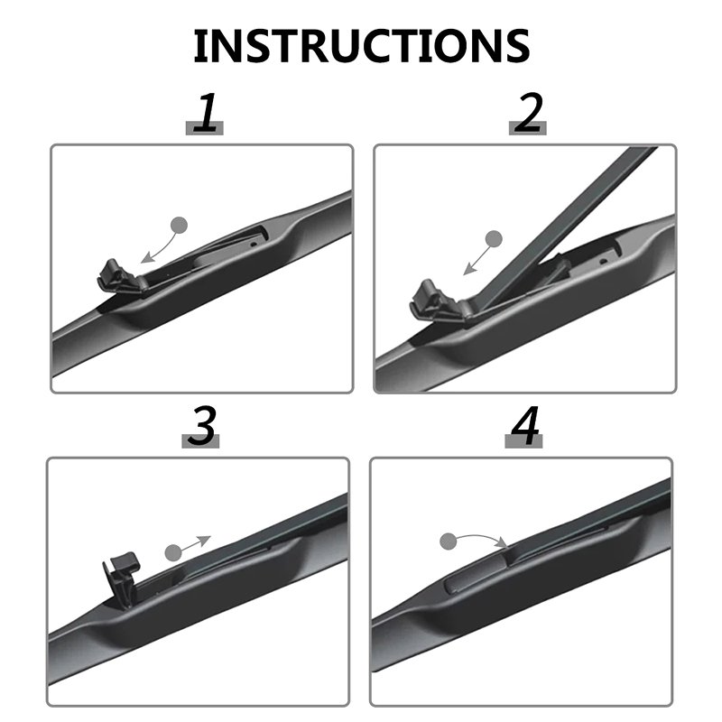 Factory Direct Sales of Premium-quality for Toyota Vitz Accessories Wipers International Quality Standard Hybrid Wipers