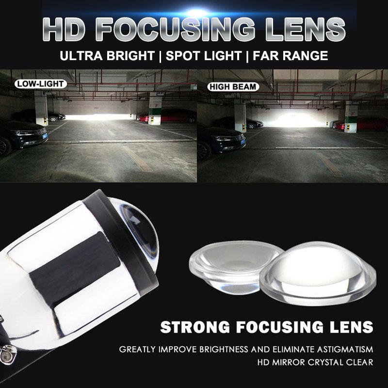 H4 Led Headlight Projector Hi-Lo Beam Fan 70w 10000lm Mini H4 H7 Led Projector Lens Car Bulbs Canbus H7 Led Headlight for toyota
