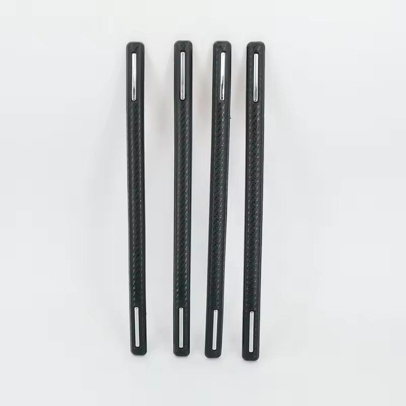 High Quality 4pcs Carbon Bumper Protector Sticker Anti-Scratches Car Door Accessories for SUV VAN BUS Car