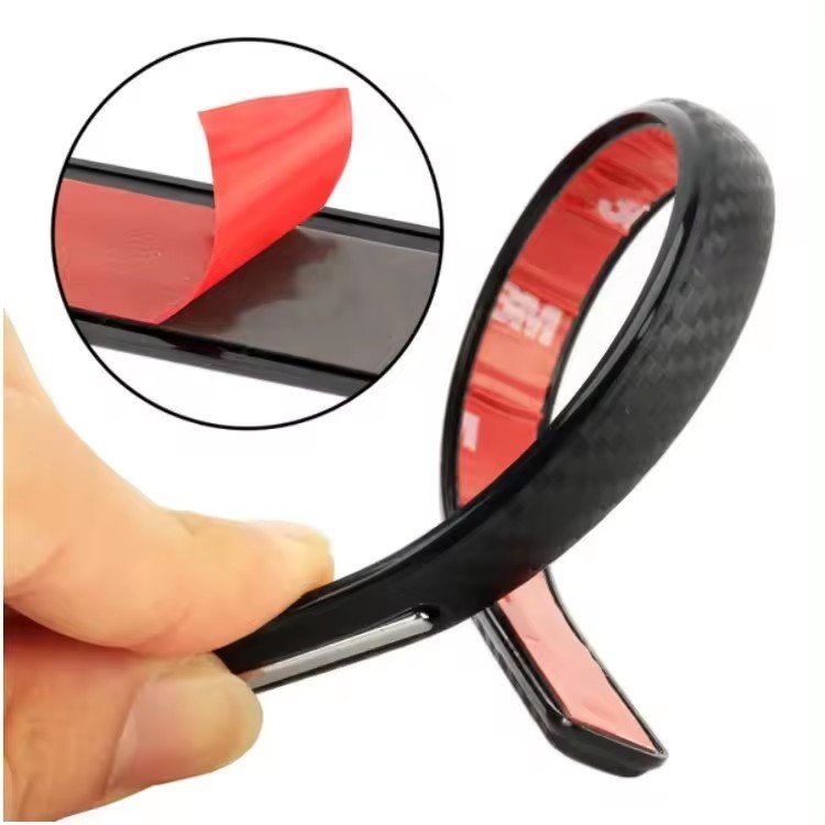 High Quality 4pcs Carbon Bumper Protector Sticker Anti-Scratches Car Door Accessories for SUV VAN BUS Car