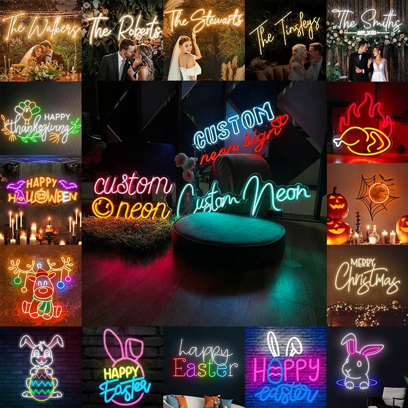 Durable Neon Light Sign Customizable for Business & Home Energy Efficient and Reliable