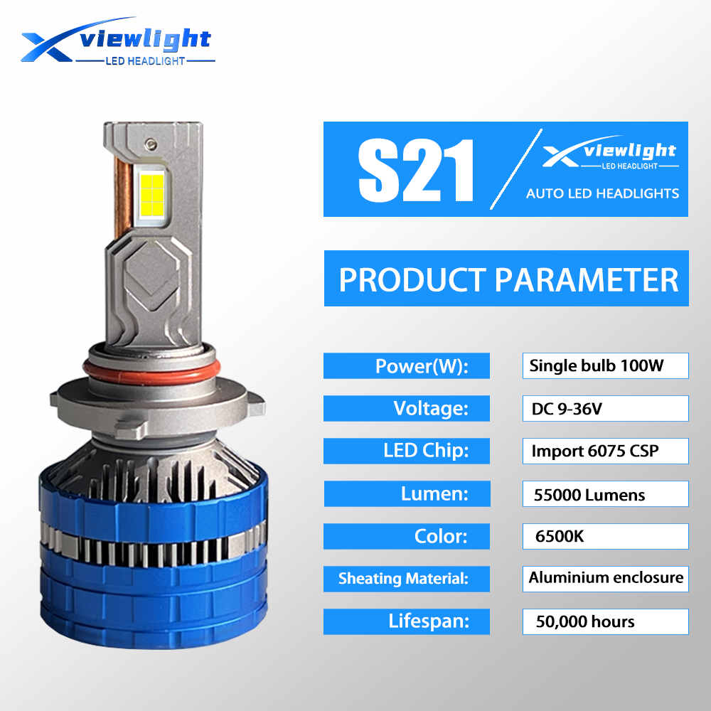 Super Bright Led H4 200W 55000Lm S21 Car Light Bulb 9005 H7 Lamp Canbus Luces Led Para Auto Luz H1 H7 H11 Led Headlight Bulbs