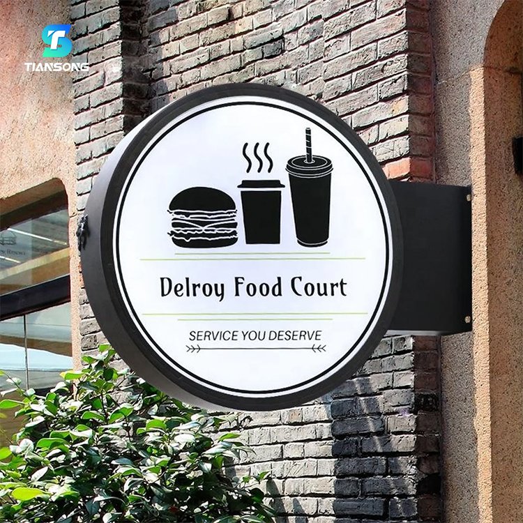 Fast Delivery Outdoor Led Sign Stainless Steel Light Box Advertising Exhibition LightBox for Brand Logo