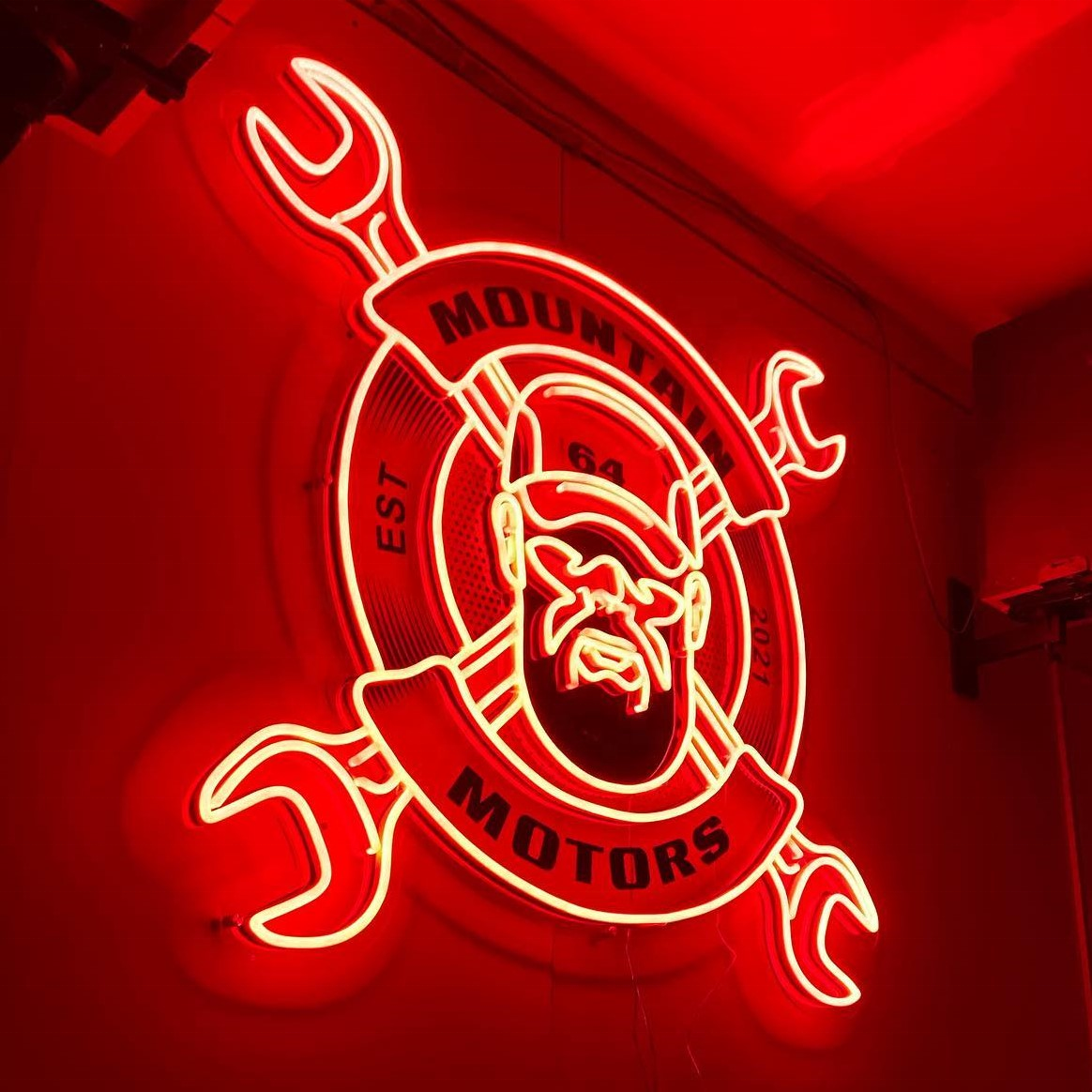 Custom UV Printed Led Neon Sign Light Store Business logo Signboard Uv-printed Neon Sign Light Wall Decoration