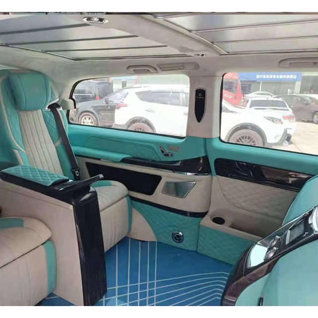 Interior Left and Right Rear Wall Trim Panel Deluxe Modification Accessories Trim with Storage Ambience Lights W447 VCLASS VITO