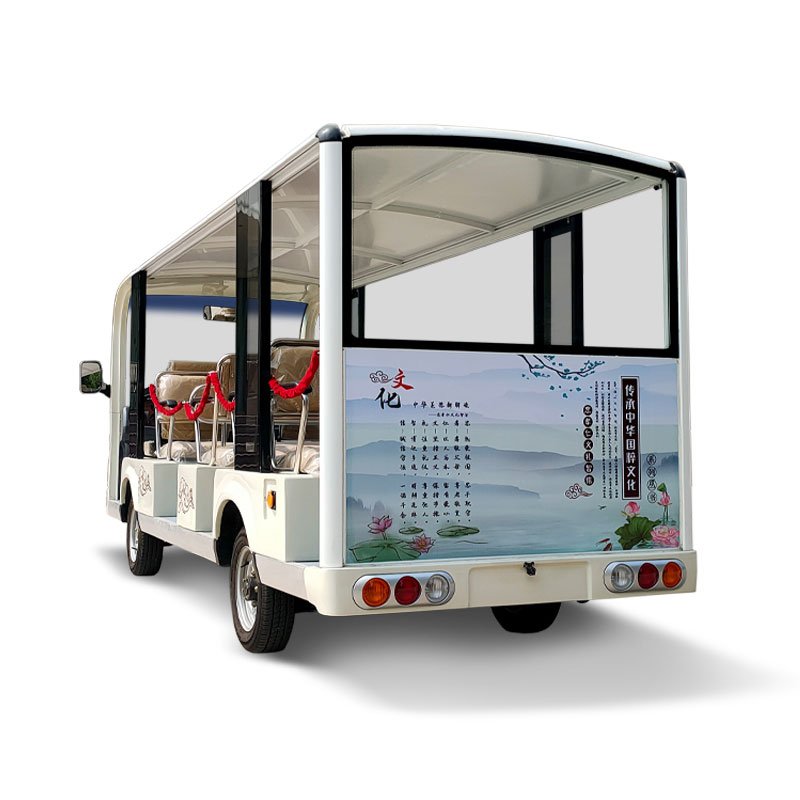 14 Seats Electric Sightseeing Car Shuttle Bus with Ce
