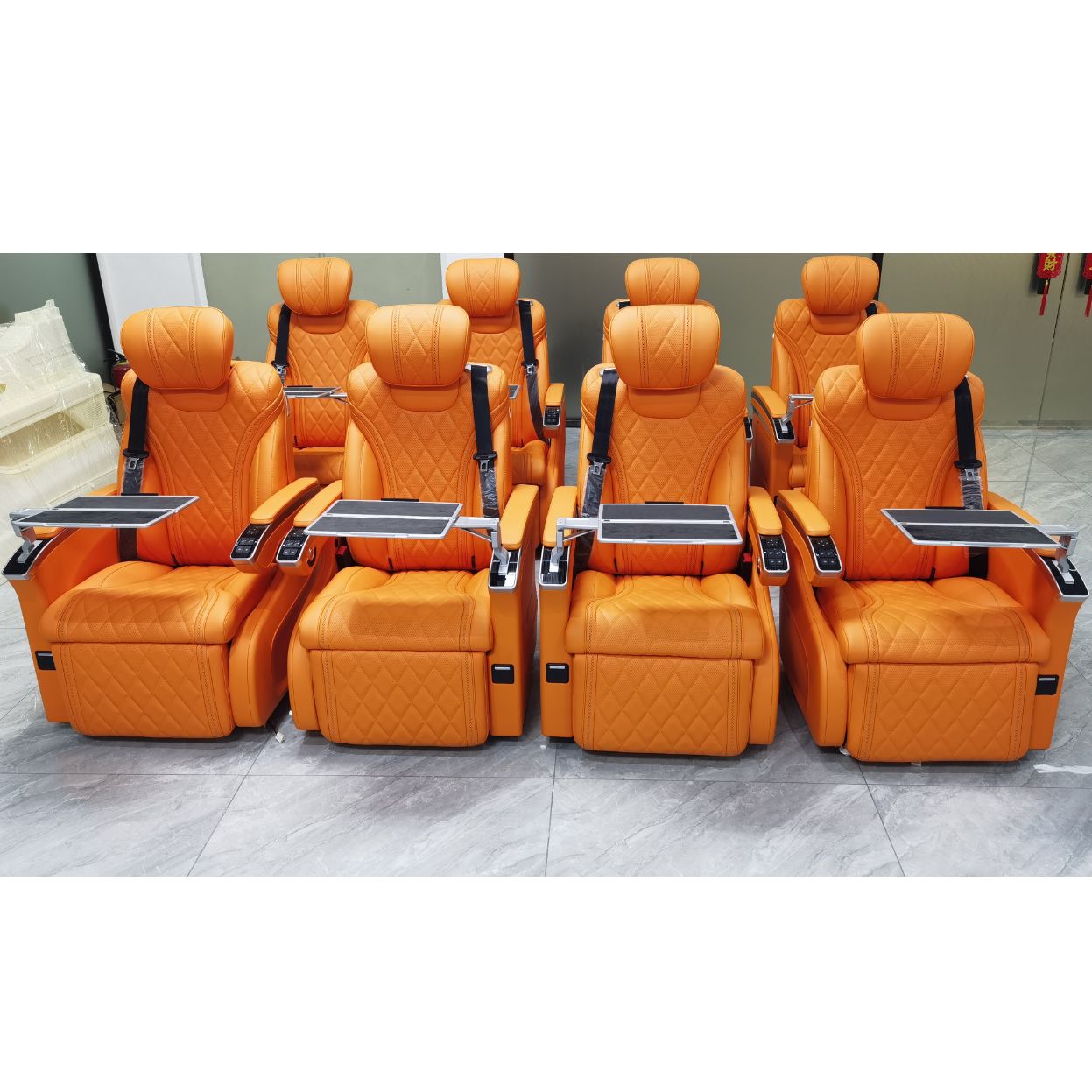 Promotion Van Interior Accessories Car Seat Luxury Captain Chair with Table for Vans V Class V250 Metris Sprinter Pilot Seats