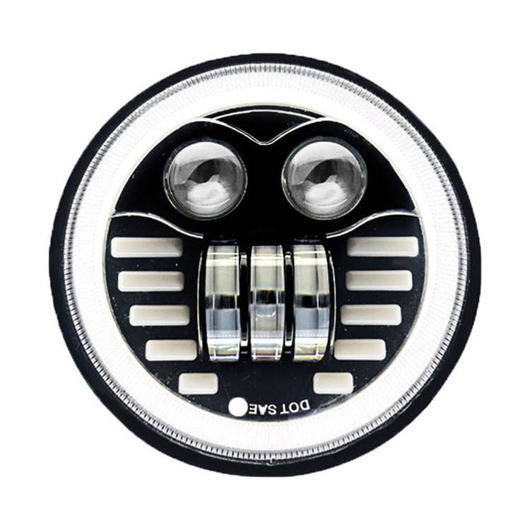 New Arrival Motorcycle Work Lights High Low Beam Turn signal 5.75inch Round Led Headlight for Truck Wrangler Led Spot Lights 4X4