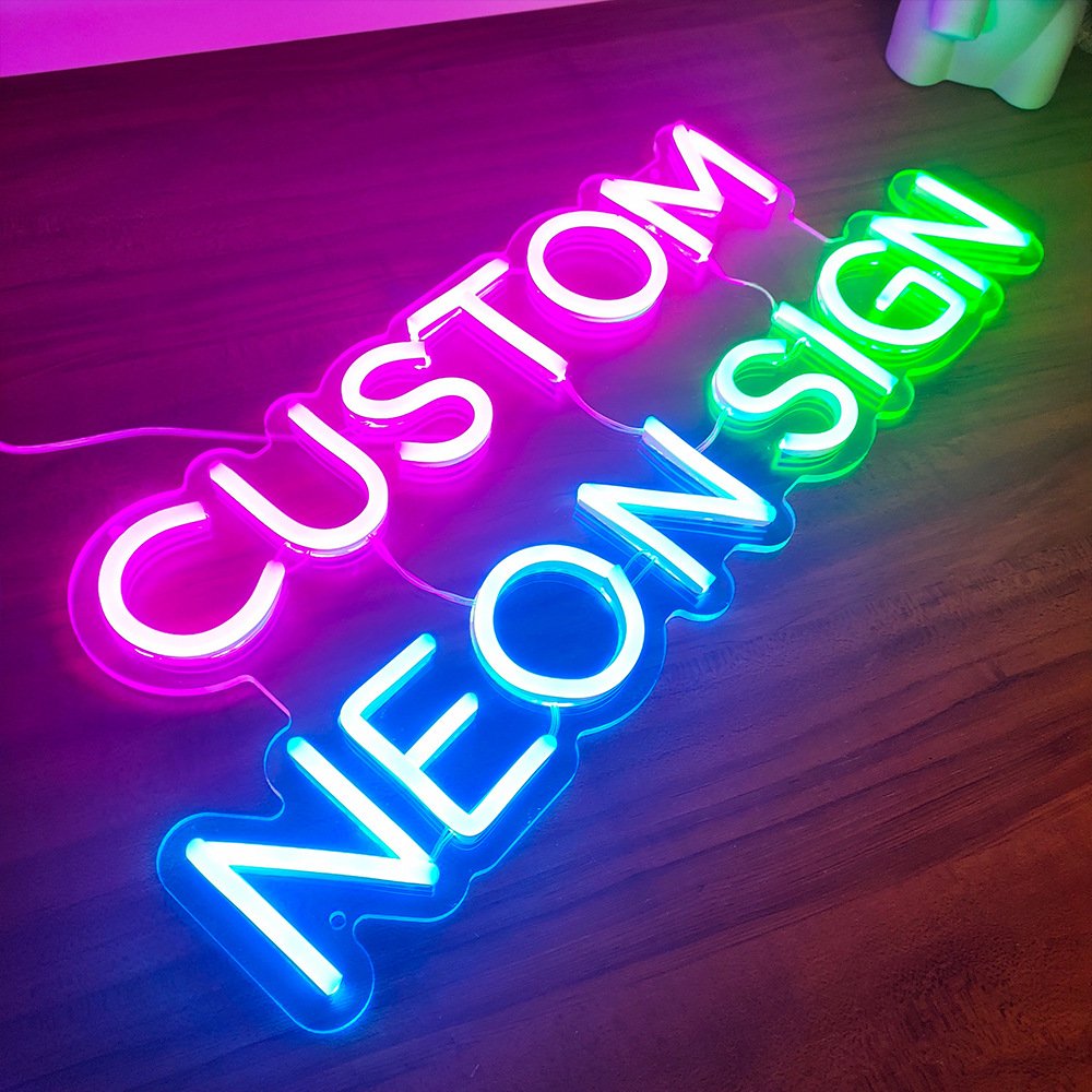 Wholesale Marquee Letters Fast Delivery Led Advertising Custom Neon Light Signs Happy Birthday Neon Sign for Room Decoration