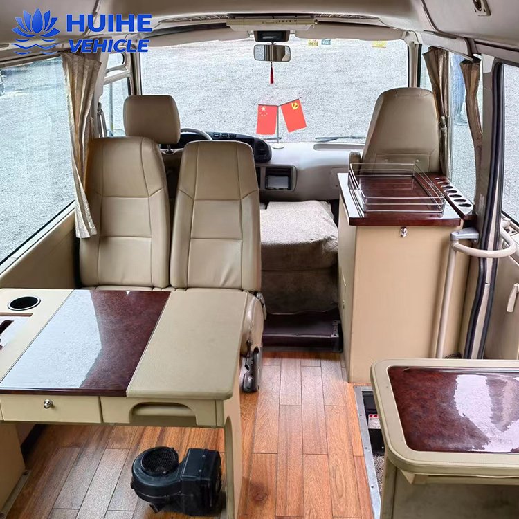 Used Luxury 20-Seater Coaster Bus Diesel Fuel Manual Coaches for Sale-RHD & LHD Steering for City Travel