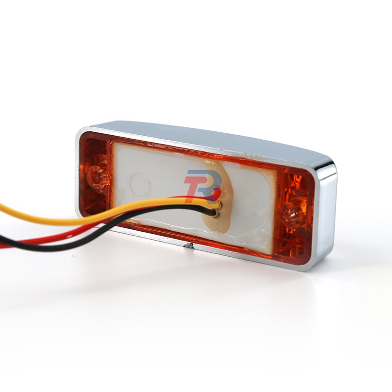 New Model 12 24 Volt Car Led Side Marker Light Truck Warning Lamp 12 Smd Automotive Bus Tailer Brake Backup Bulb