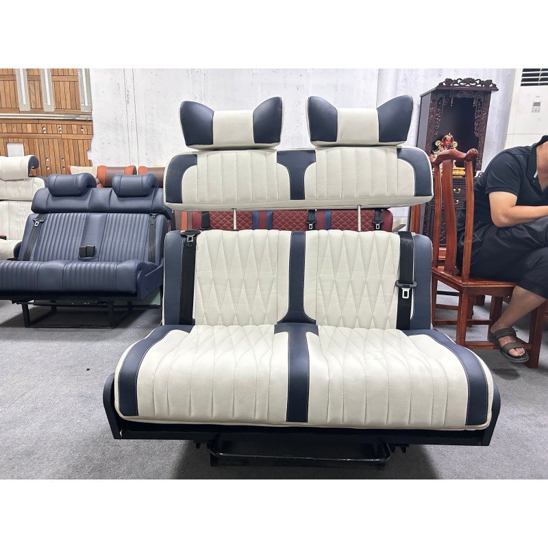 Customization Car Interior Accessories Folding Car Luxury Style Change Over Sofa Bus Seat for RV MPV Motorhome Campervan Caravan
