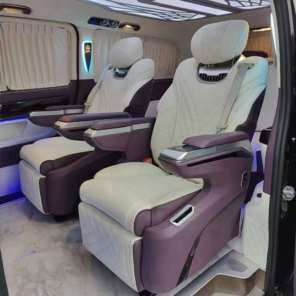 Luxurious and Comfortable Business Car Seats, Van Interior Accessories Multifunctional Seats