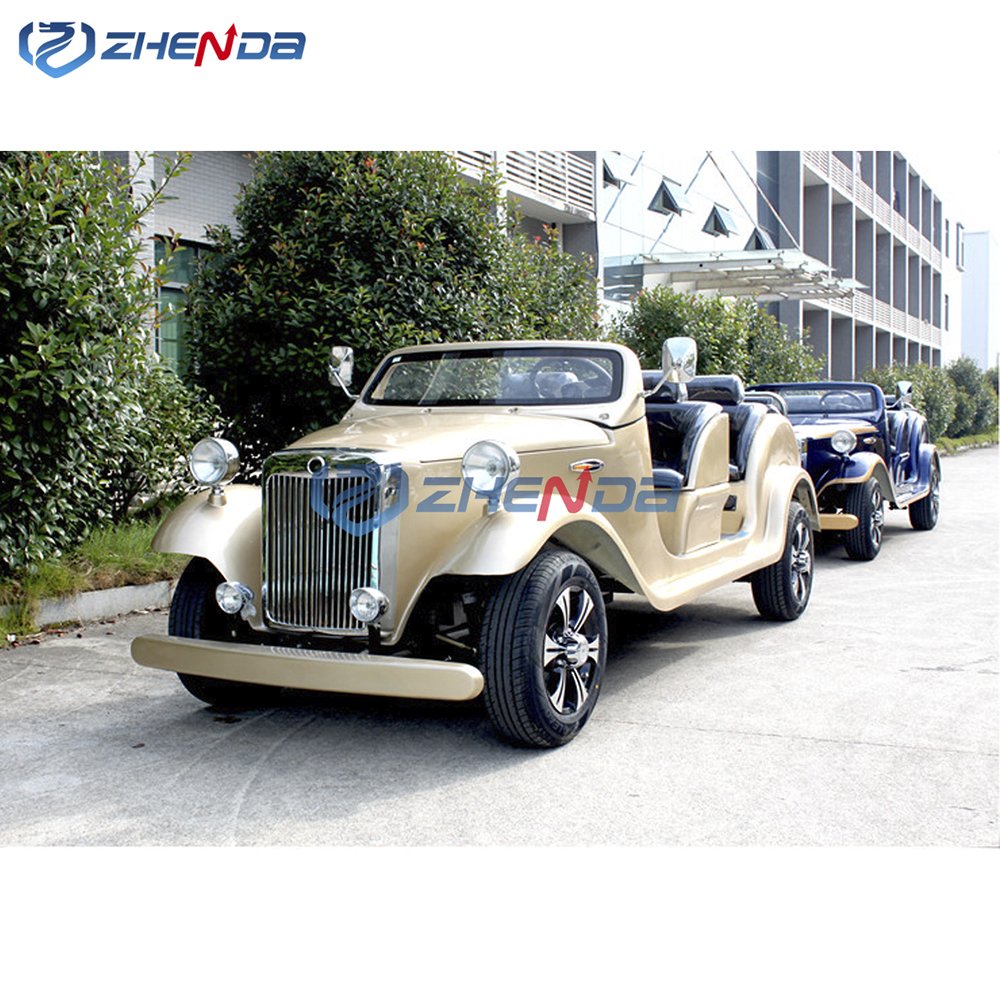 Classic Retro/Golf Cart/Electric Retro Classic Travel Shuttle Bus