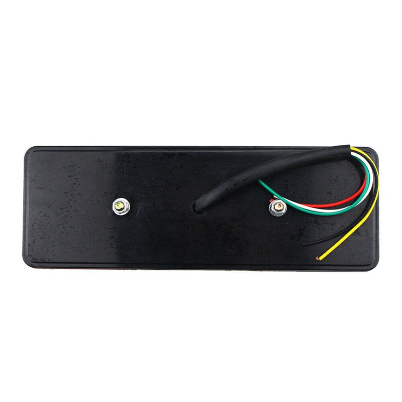 12V 24V 75 LED Rectangular Taillights Trailer Rear Tail Lights Signal Indicator Brake Stop Reverse Lamps Waterproof