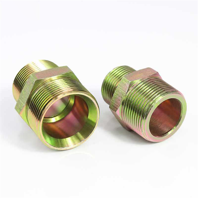 Excavator Accessories PC300/PC400 Bushing Pin Carbon Steel Connection Pt/Zg Cone Thread Oil Pipe Joint