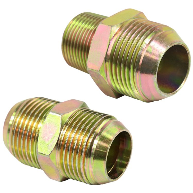 Excavator Accessories PC300/PC400 Bushing Pin Carbon Steel Connection Pt/Zg Cone Thread Oil Pipe Joint