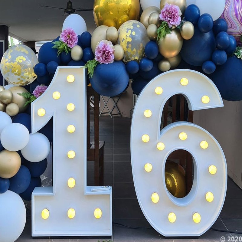 Rebow Wholesale Custom Numbers Marry Me Light up Letters Giant 4ft Love Marquee Letters