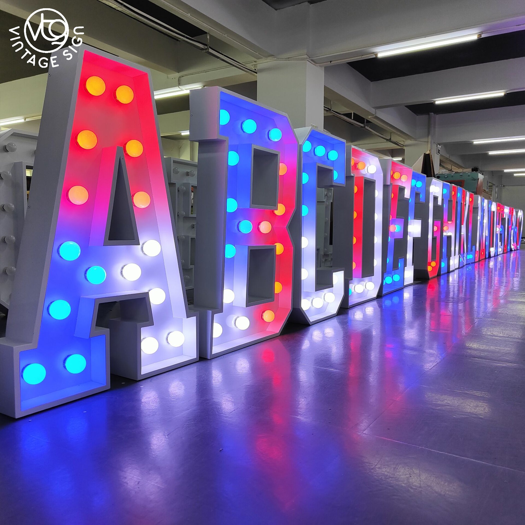 Big Letter Signs Marquee Large Led Numbers Tall 4ft Marquee Sign Free Stand Light up Building Giant Letters