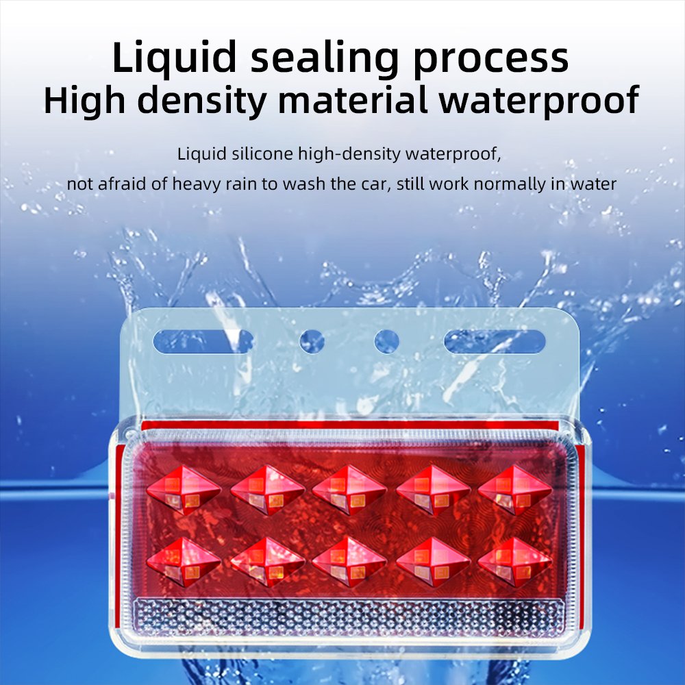 Waterproof Truck Signal Lights DC 24V LED 5D LED Auto Pickup Bus Lorry Side Marker Indicators Trailer Light Rear Fog DRL Lamp
