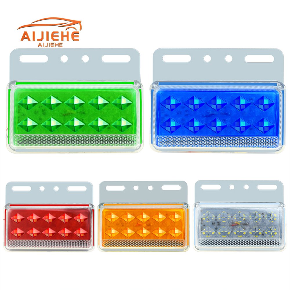 Waterproof Truck Signal Lights DC 24V LED 5D LED Auto Pickup Bus Lorry Side Marker Indicators Trailer Light Rear Fog DRL Lamp