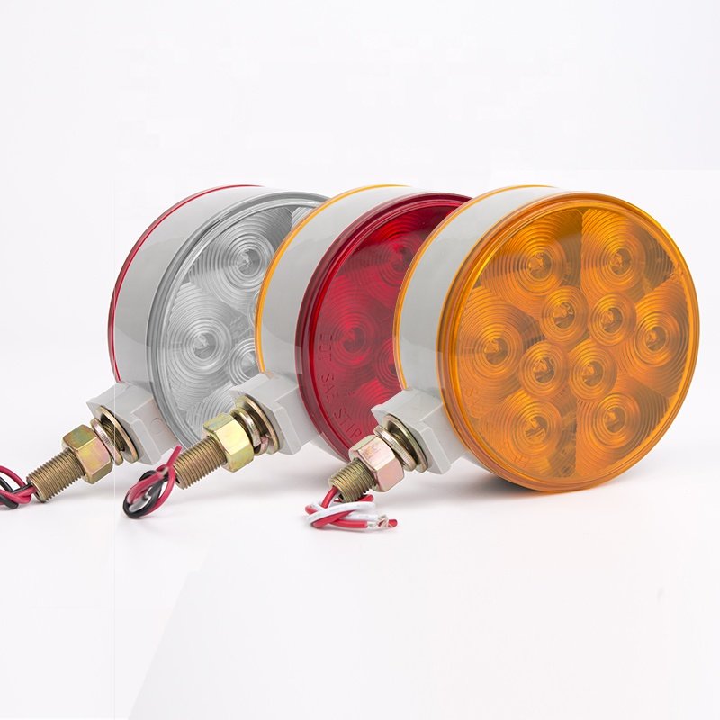 Amber Light Round Led Turn signal Rear Lights for Buses Truck