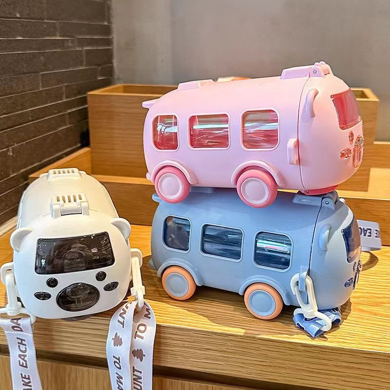 500Ml Creative Submarine Shape Tritan Water Bottle Cute Space Capsule 3D Doll Water Bottles Cute Children's Insulation Cup