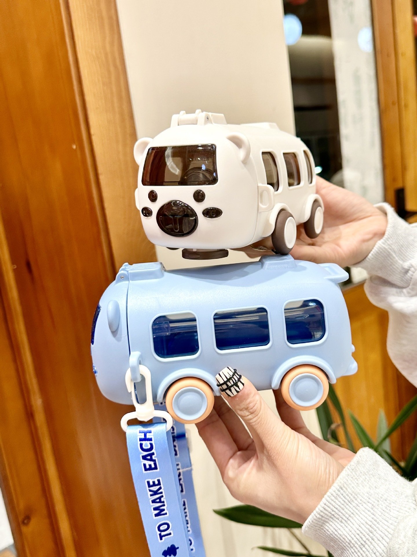 500Ml Creative Submarine Shape Tritan Water Bottle Cute Space Capsule 3D Doll Water Bottles Cute Children's Insulation Cup