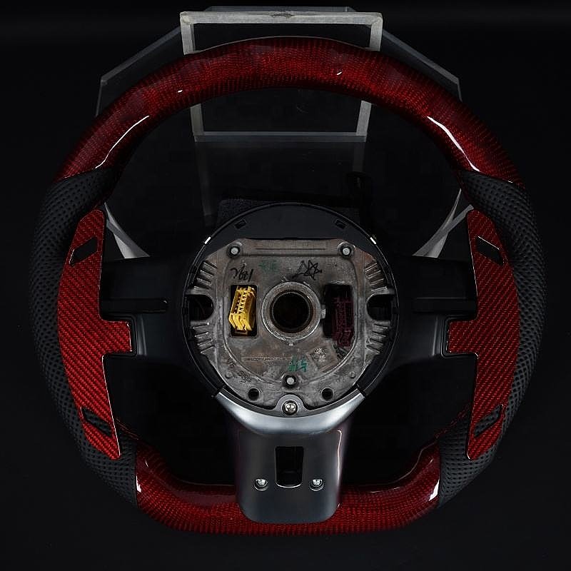 High Quality Full Leather Alcantara Carbon Fiber Steering Wheel for AMG Benz W204 W205 W211 W212 W213 2005-2021 Year