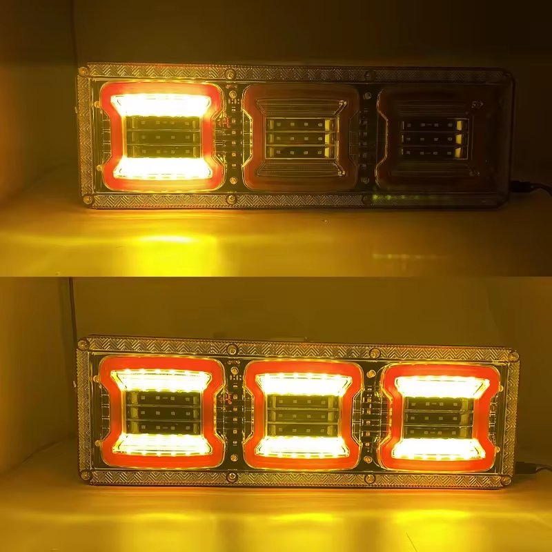 Superbleds New 24V Truck LED Tail Light Vehicle Clearance Light Red White Amber Truck Trailer Lights Rear Marker LED Tail Lamp