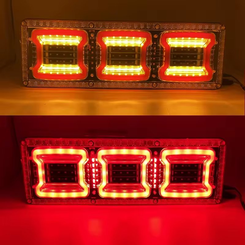 Superbleds New 24V Truck LED Tail Light Vehicle Clearance Light Red White Amber Truck Trailer Lights Rear Marker LED Tail Lamp