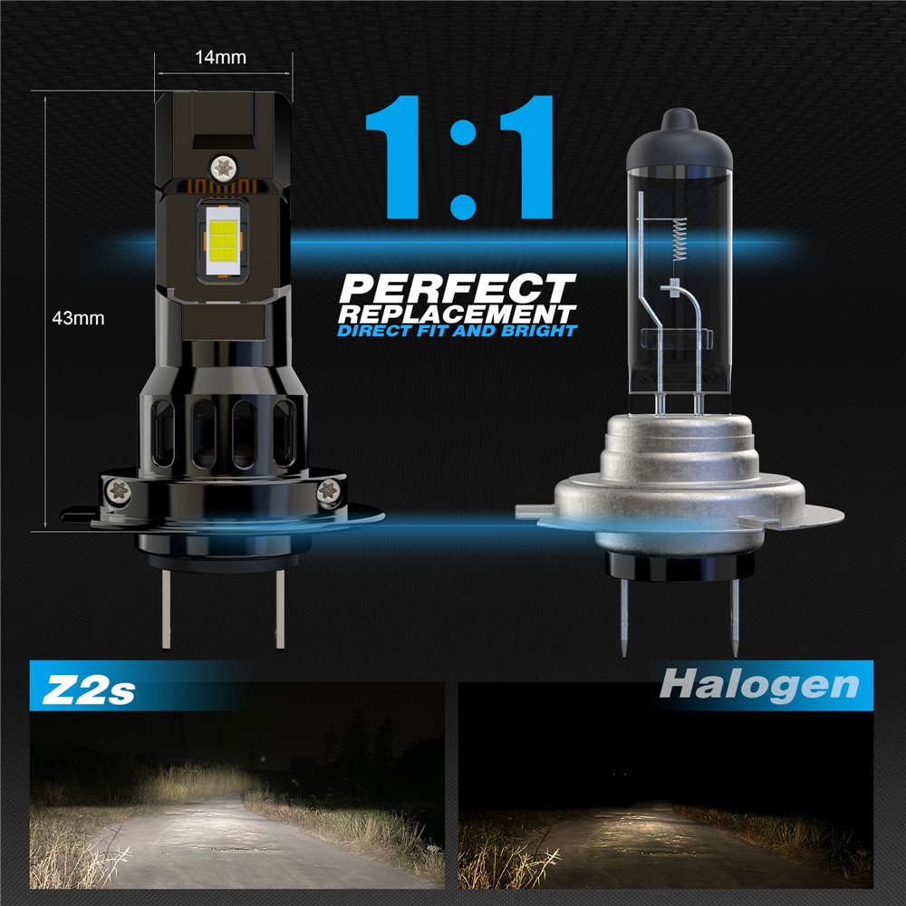 Guangzhou High Quality Led Fog Light H11 H4 H7 H9 H10 H16 Fog Lamp for Car 12v Wireless Auto min Size Led Bulb Light 6000k