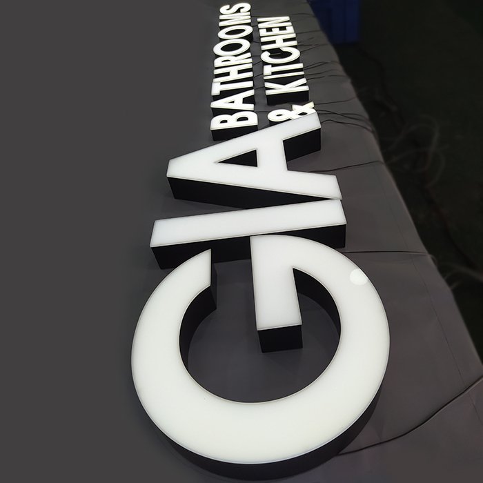 Custom Front Lighting Electronic Sign Outdoor Sign Board Designs Samples for Shop