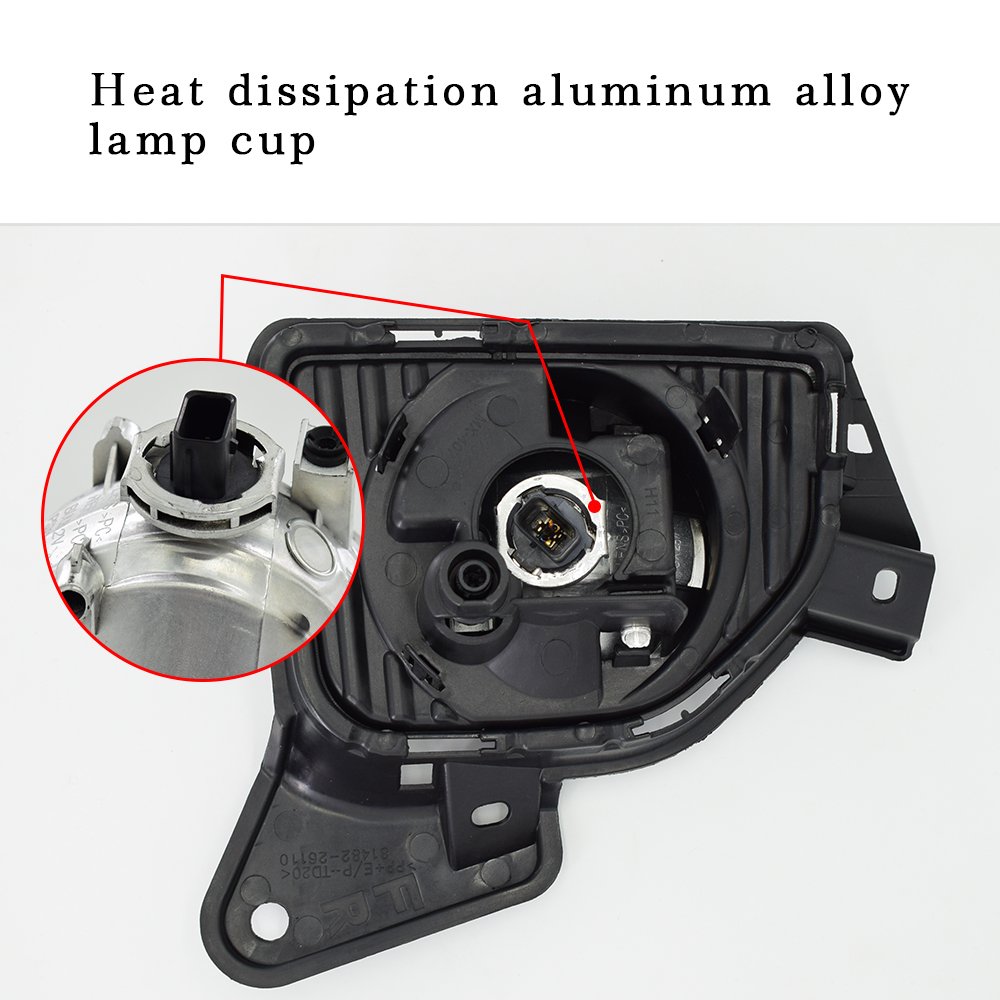 For Hiace Bus Body Parts #00756 Car Fog Light Fog Lamp for New Hiace 2014 2015.2016.2018 Quantum Van Parts