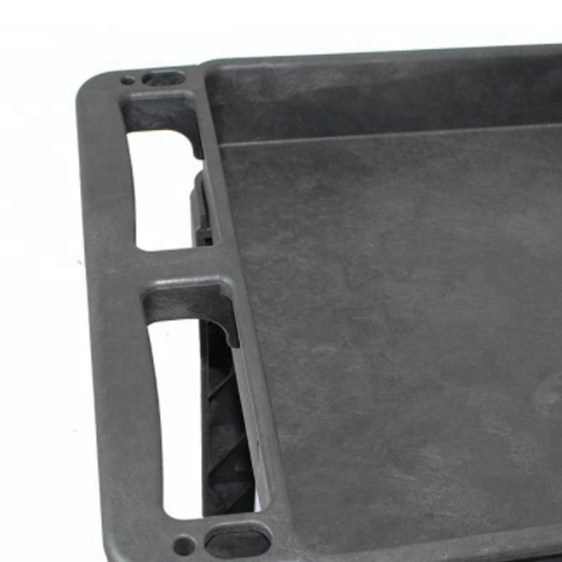 Two Shelf 4 Wheels Plastic Manufacture Good Quality Utility Shelf Bus Service Storage Bins Carts