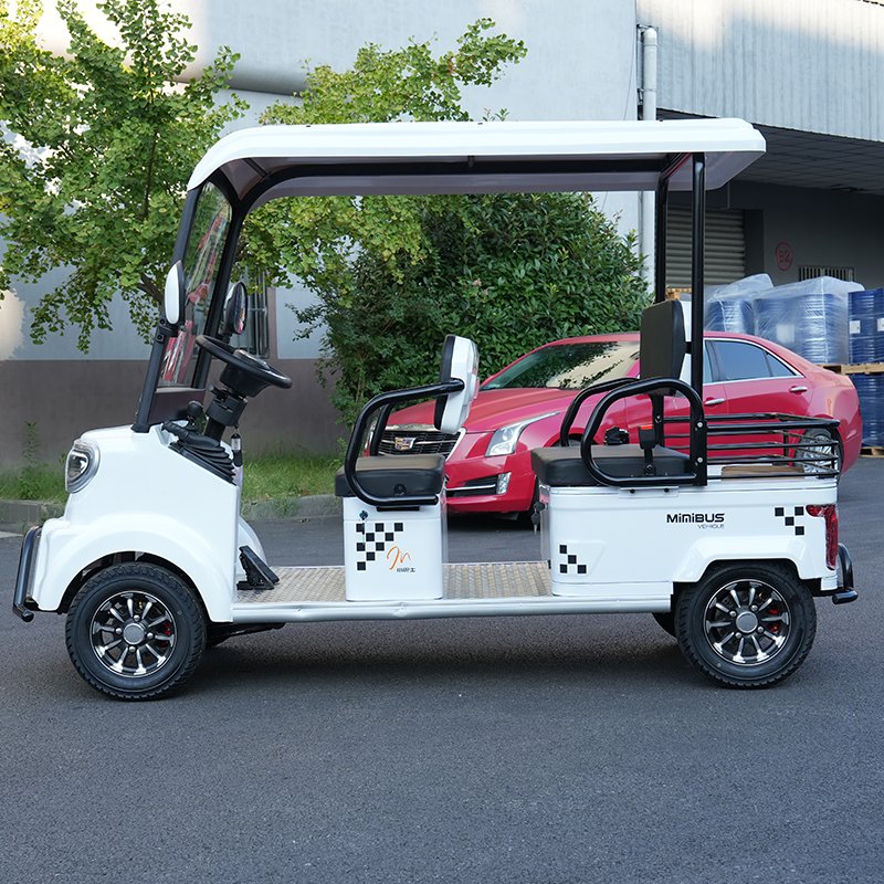 Minibus M8 New Electric Four-wheel Car with Shed for Elderly People's Commuting and Household Small Four Seater Electric Vehicle